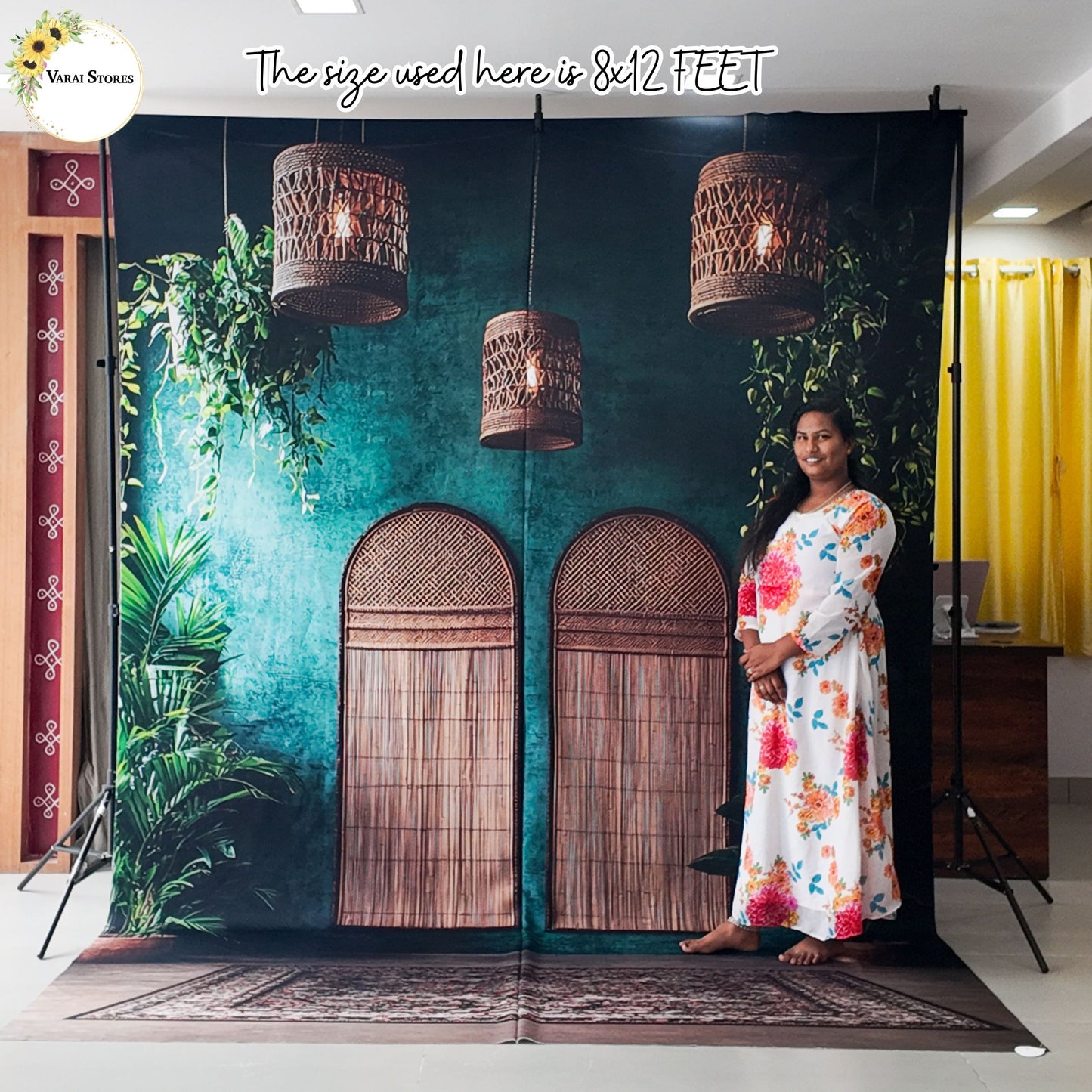 Cane Arch - Printed Lifestyle Backdrop - 8x12 feet