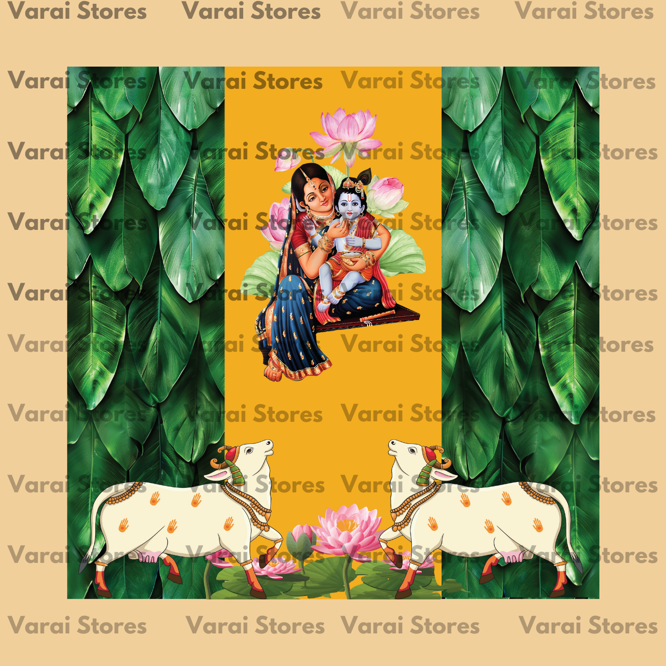 Annaprasana With Banana Leaf - 8x8 feet