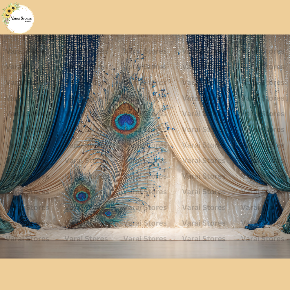 Sri Krishna - Baby Printed Backdrops (5x7) feet