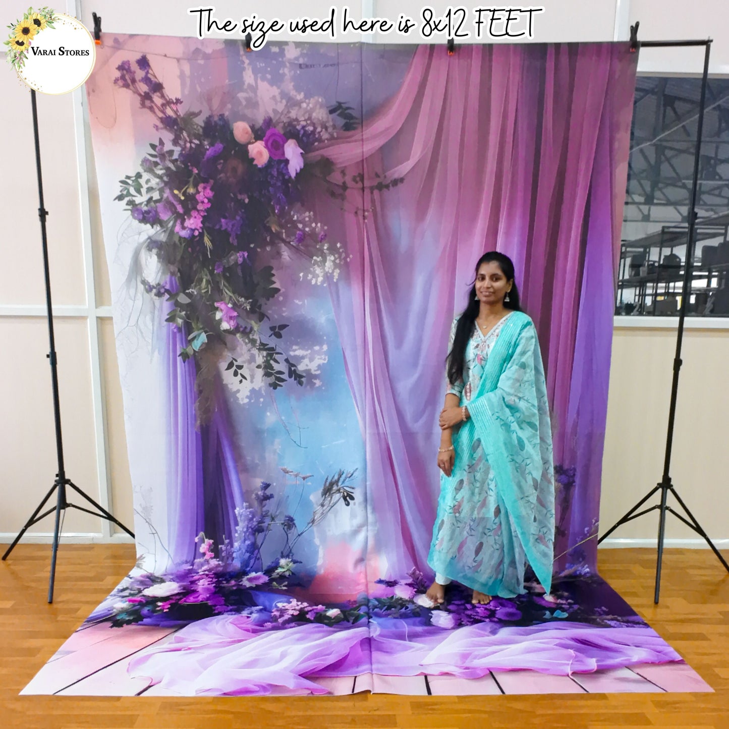 Lavender Bouquet - Printed Lifestyle Backdrop - 8x12 feet