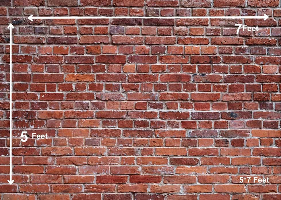 BRICK 5*7 BACK DROP