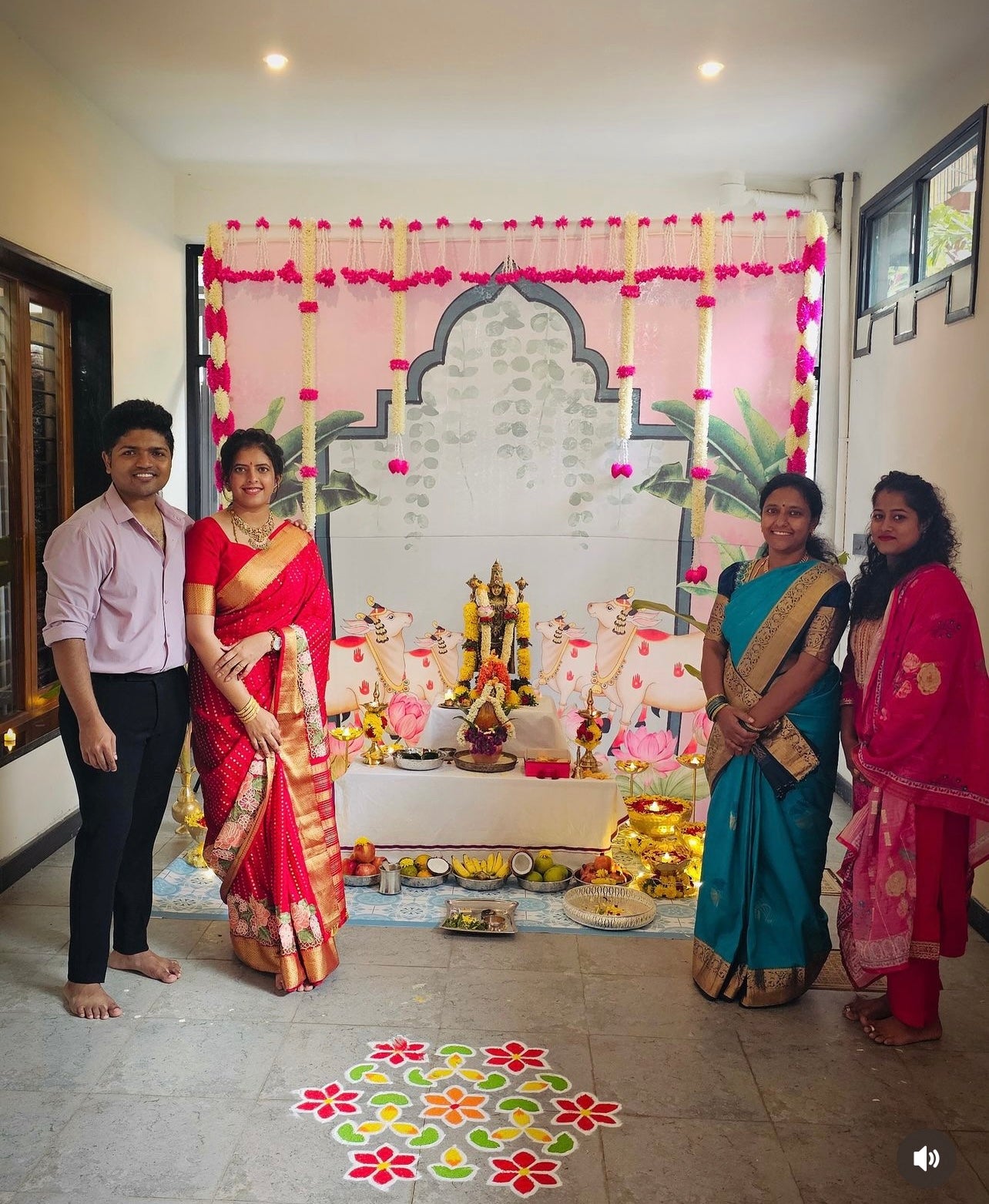 Pichwai Decor (Type 1) - 8x8 feet