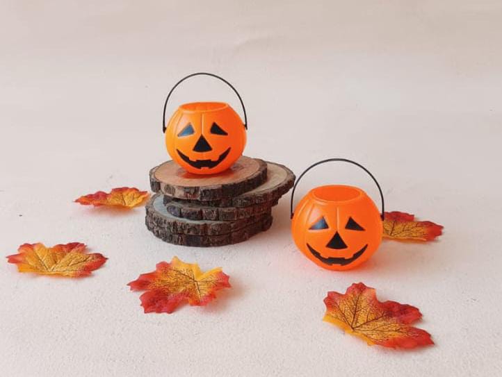 HALLOWEN SMALL BUCKET SET OF 2