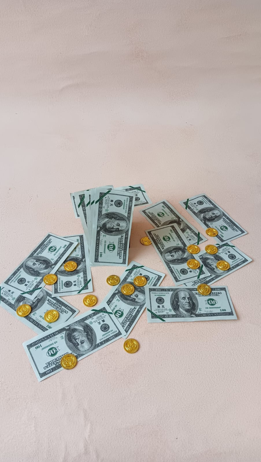 ARTIFICAL MONEY NOTES SET OF 10