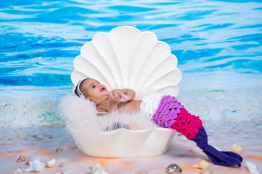 MERMAID OUTFIT (0-3 MONTHS)