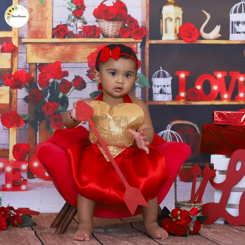 HEART FROCK OUTFIT (9-12 MONTHS)