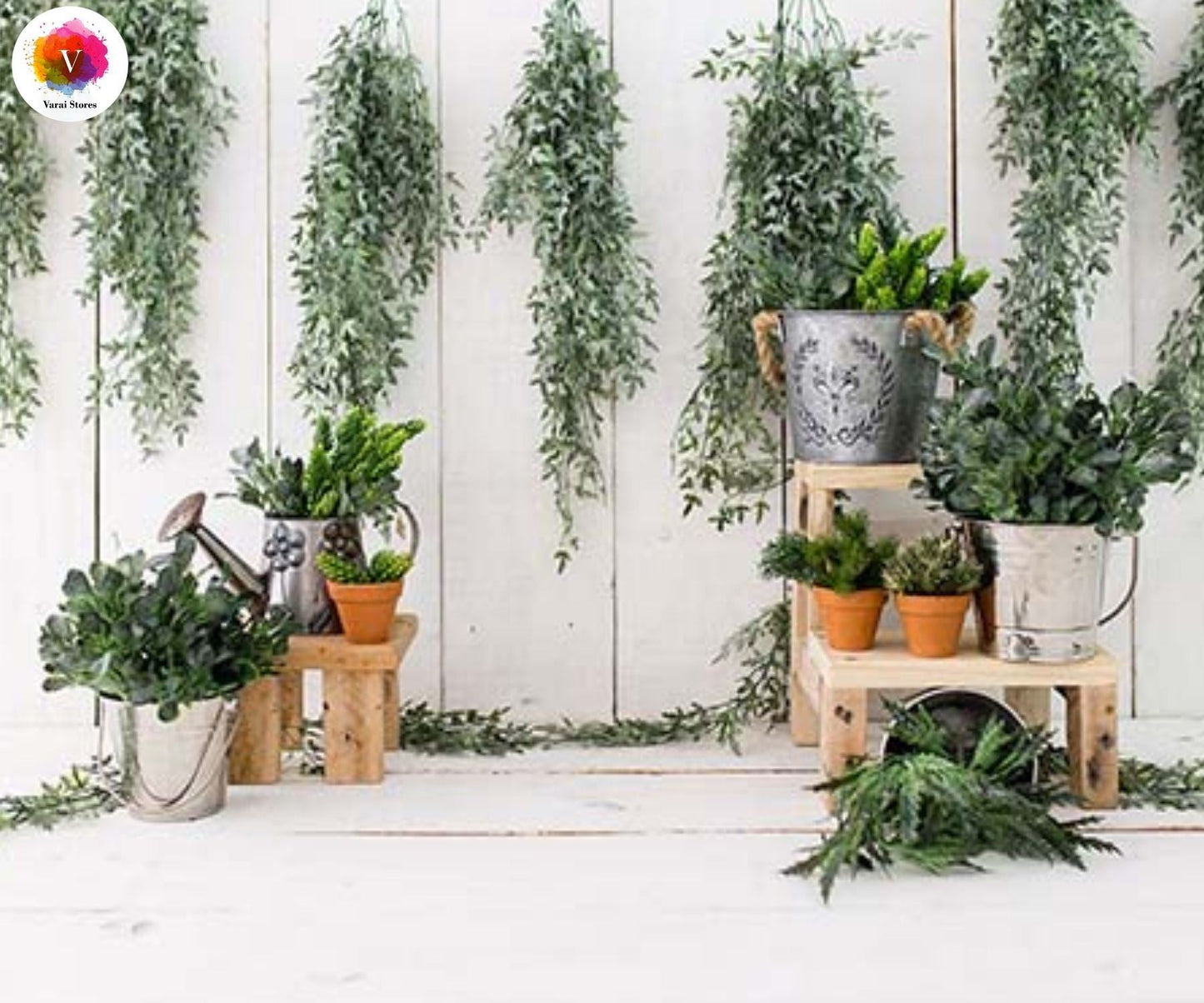 Green Spring 5×7 Feet Fabric Printed Backdrop