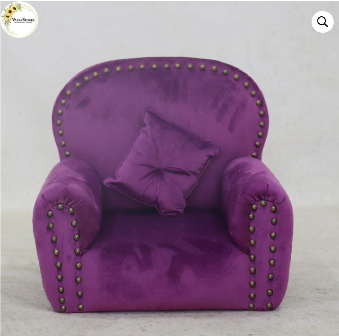 Curve Sofa- Purple