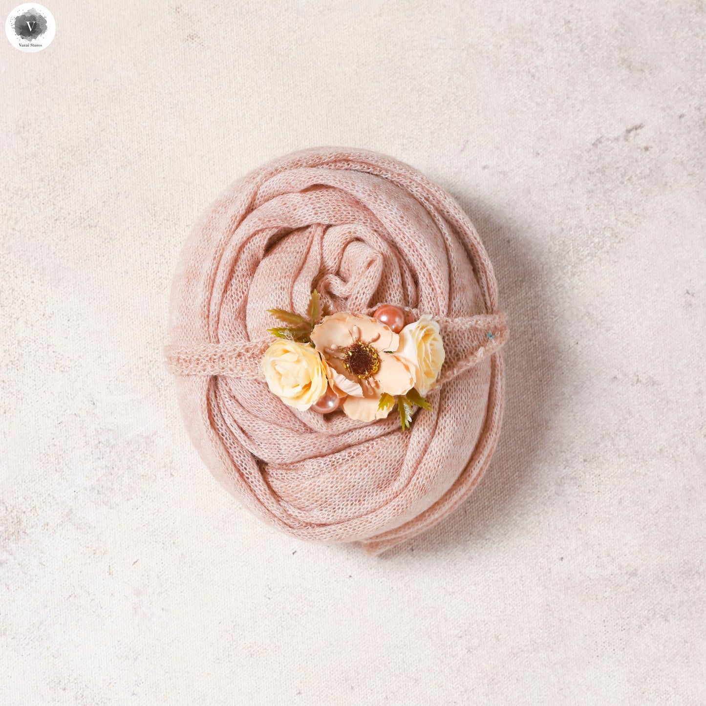 Textured Jersy Wrap – CREAM