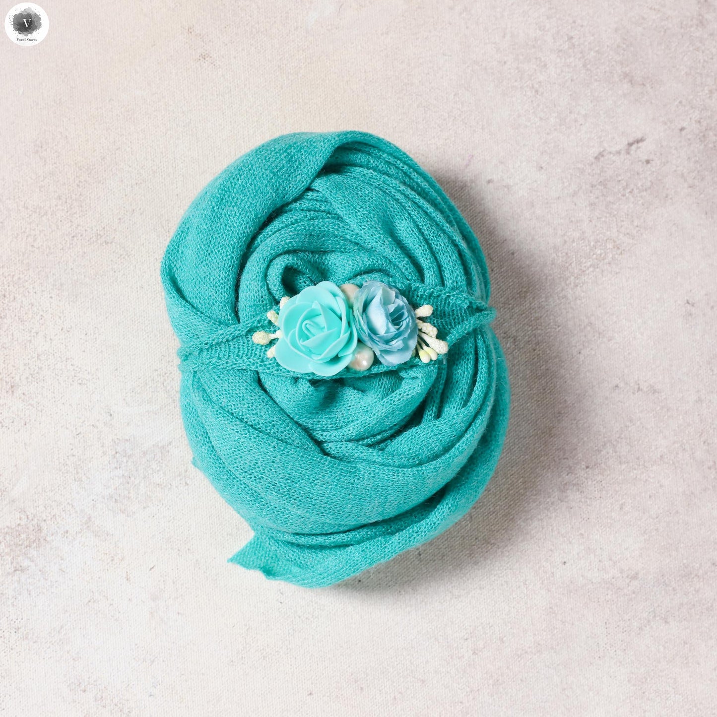 Textured Jersy Wrap – TEAL