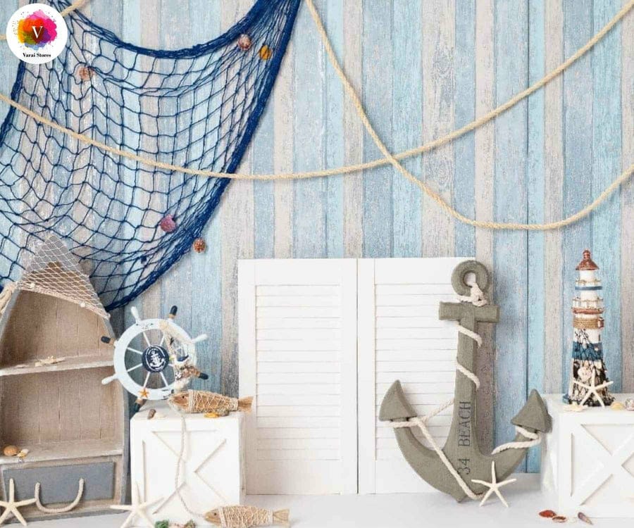 SAILING TO THE SEA 5X7 FEET FABRIC PRINTED BACKDROP