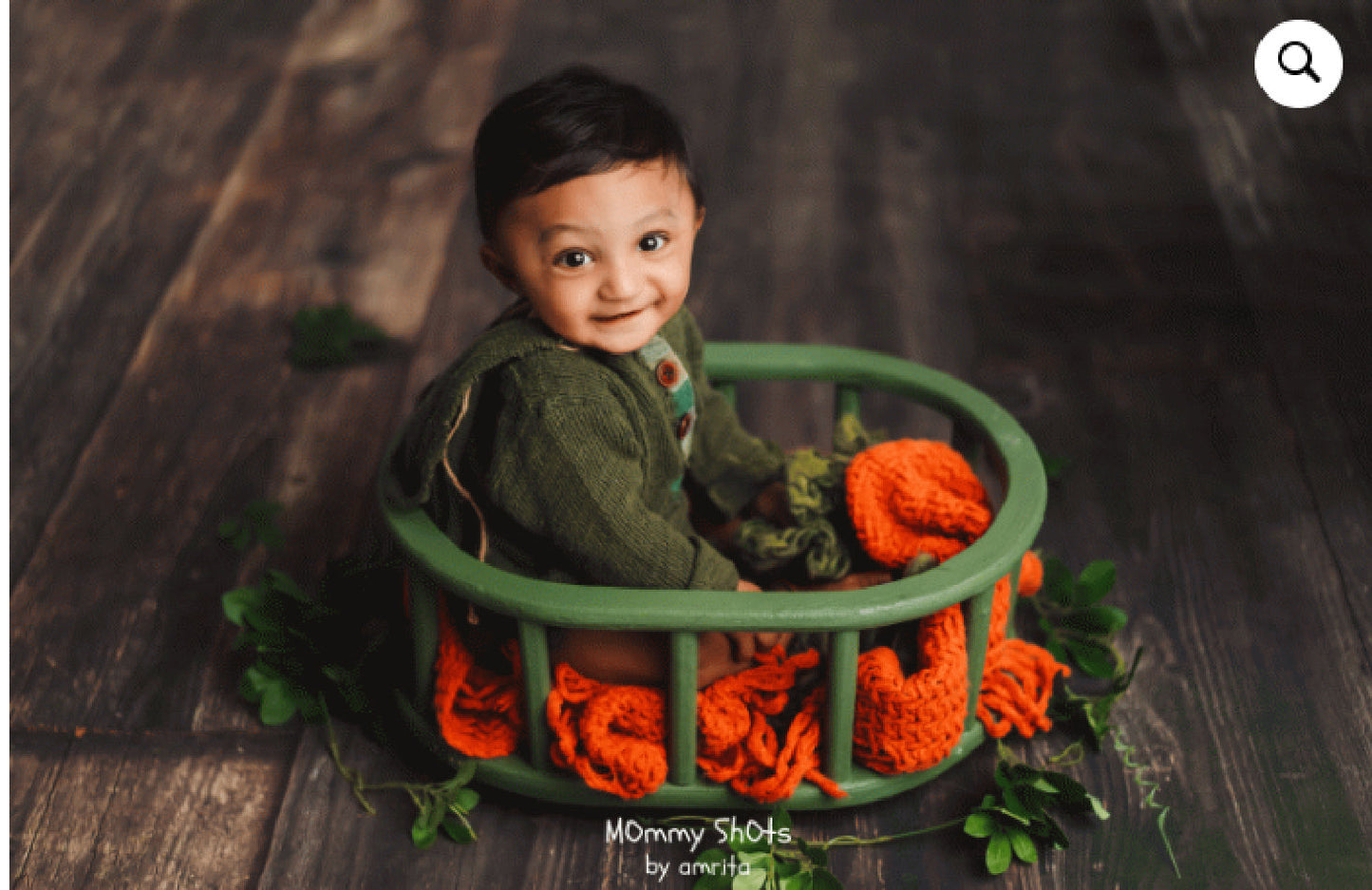 Crib – Oval (Olive Green)