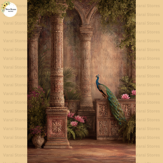 Arjuna Palace - Printed Lifestyle Backdrop - 8x12 feet