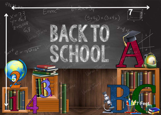 BACK TO SCHOOL 5*7 BACK DROP