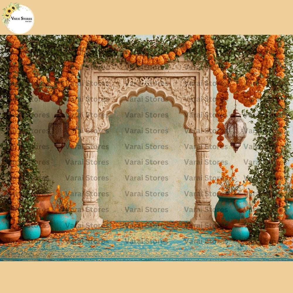 Krishna  8  - Baby Printed Backdrops (5x7) feet