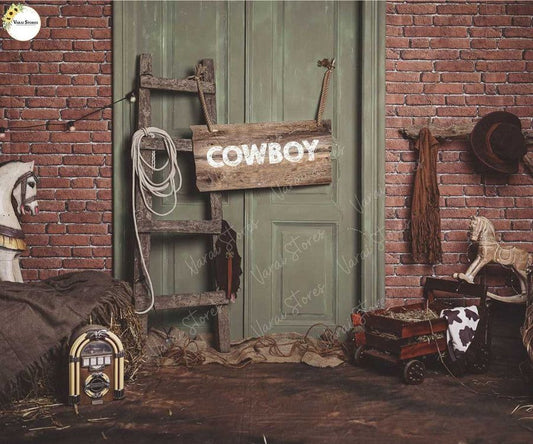 COW BOY 5*7 BACK DROP