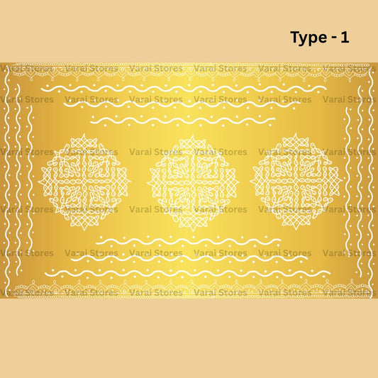 Traditional  Kolam   - Baby Printed Backdrop