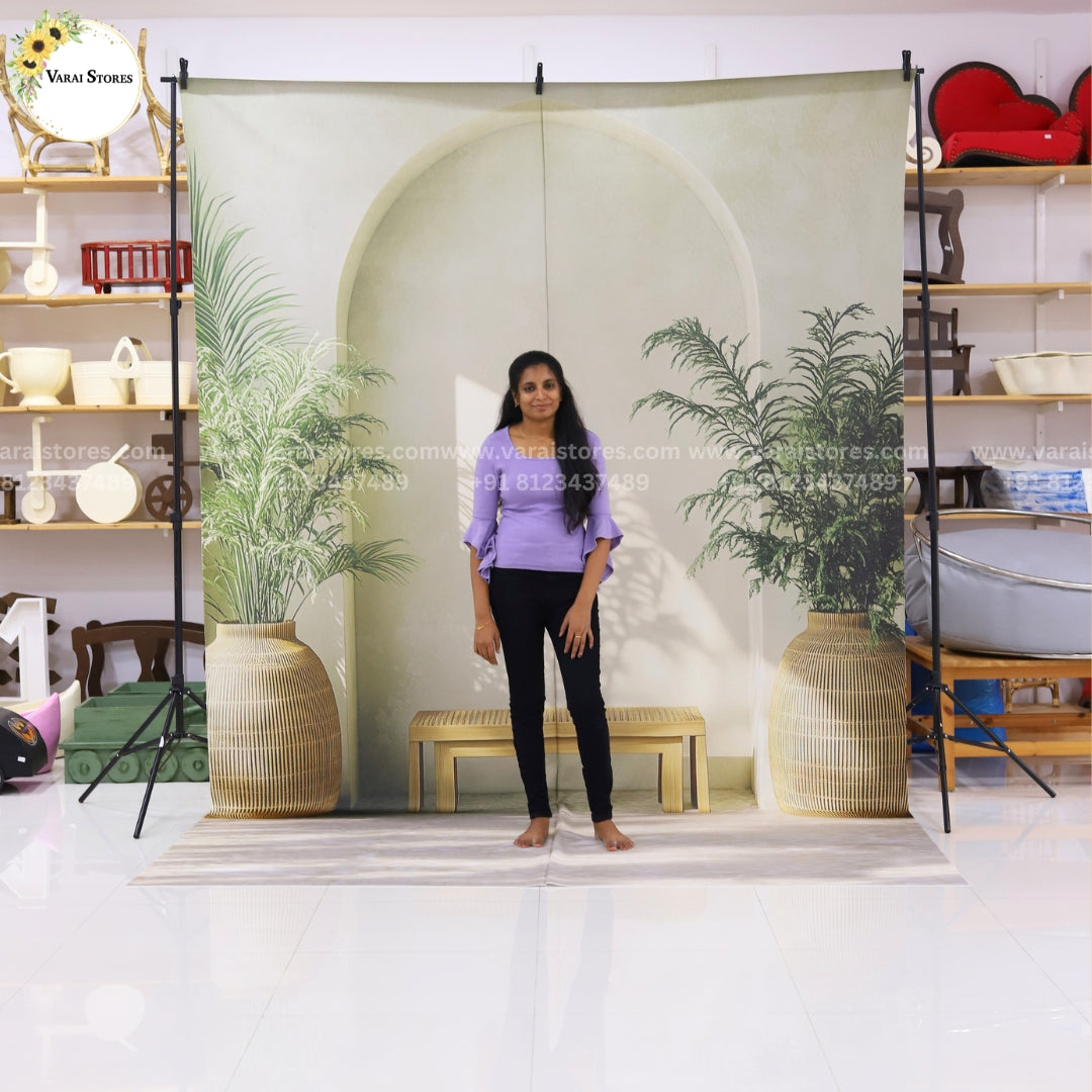 Living room - Printed Maternity  Backdrop - 8x12 Feet