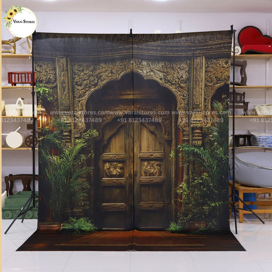 Empire Door  - Printed Maternity Backdrop - 8x12 feet