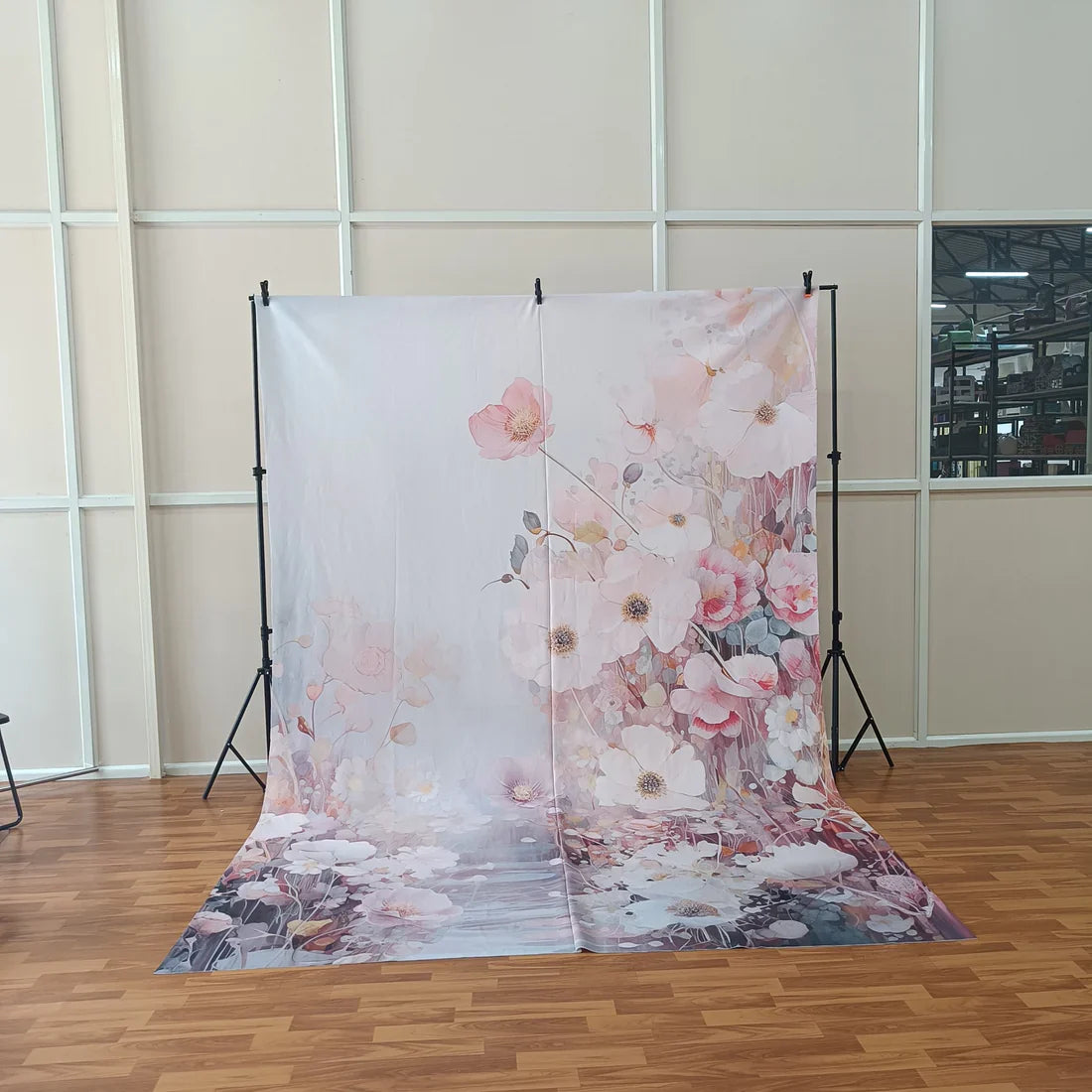 FLORAL FLOWER PRINTED MATERNITY BACKDROP 8*12