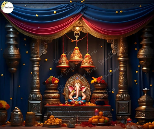 GANESHA 5*7 BACK DROP