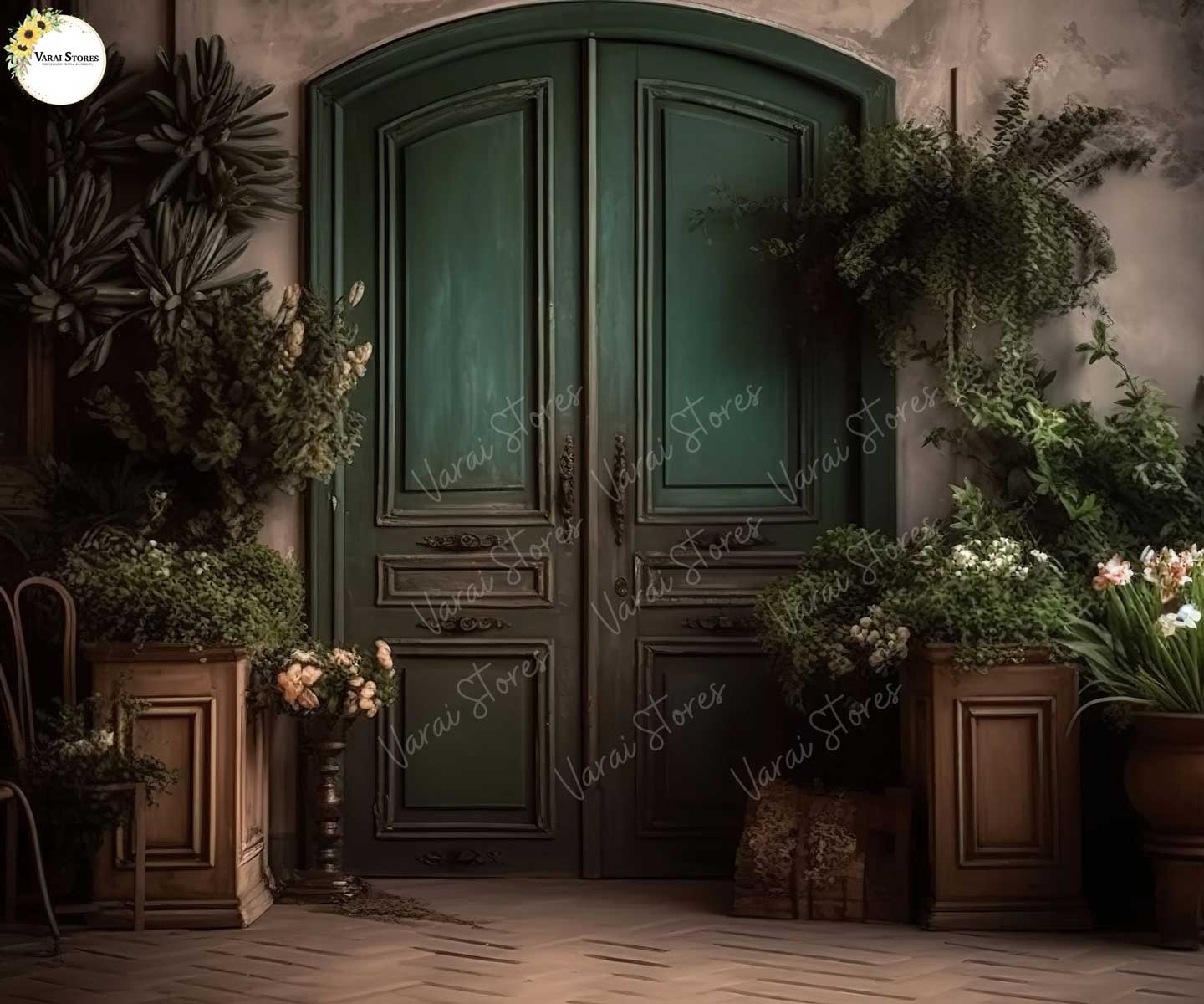 GREEN DOOR  WAY 5*7 BACK DROP