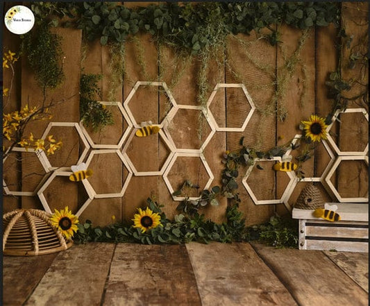 HONEY COMB 5*7  BACK DROP