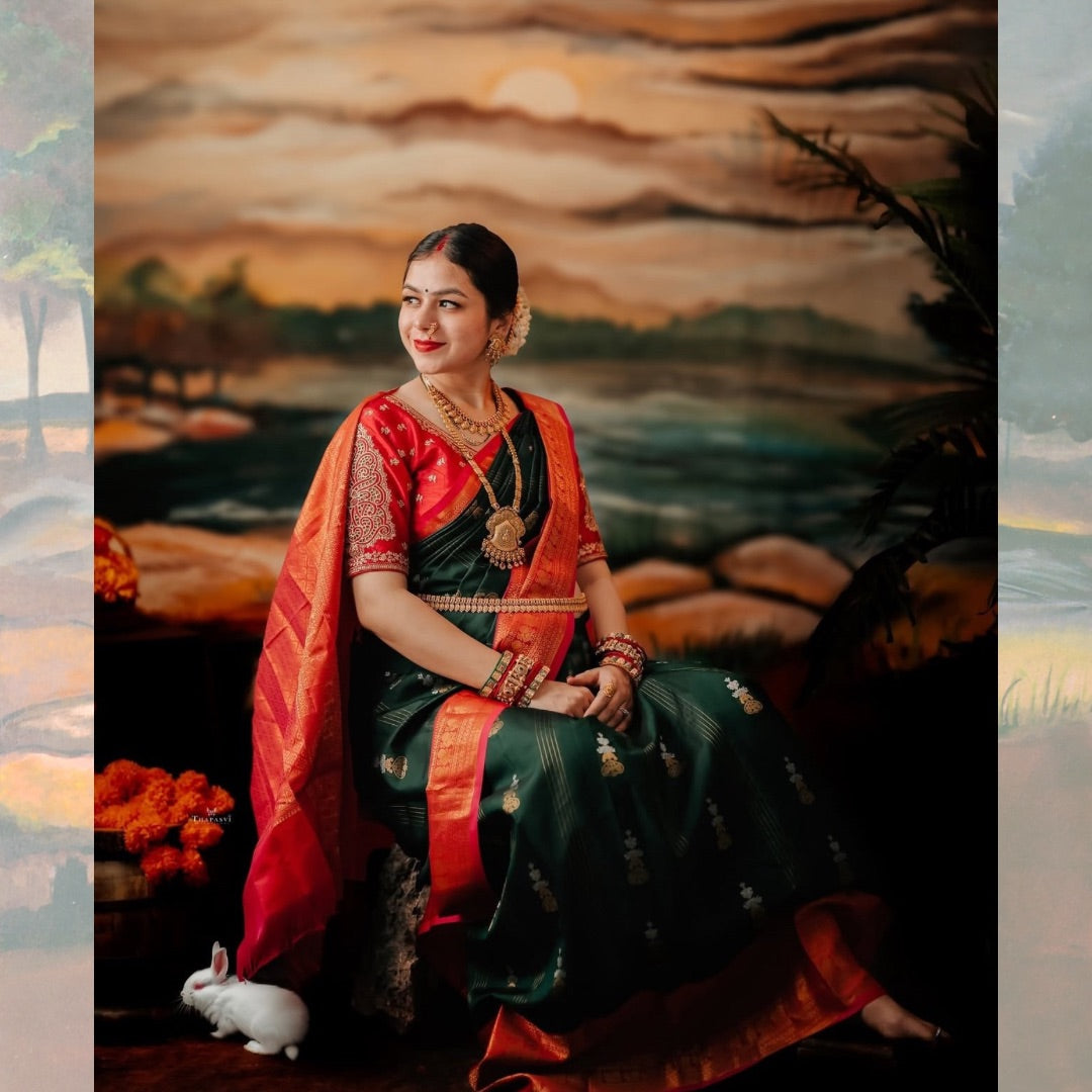 Ravi Verma Moonlight - Printed Maternity Backdrop - 8x12 feet