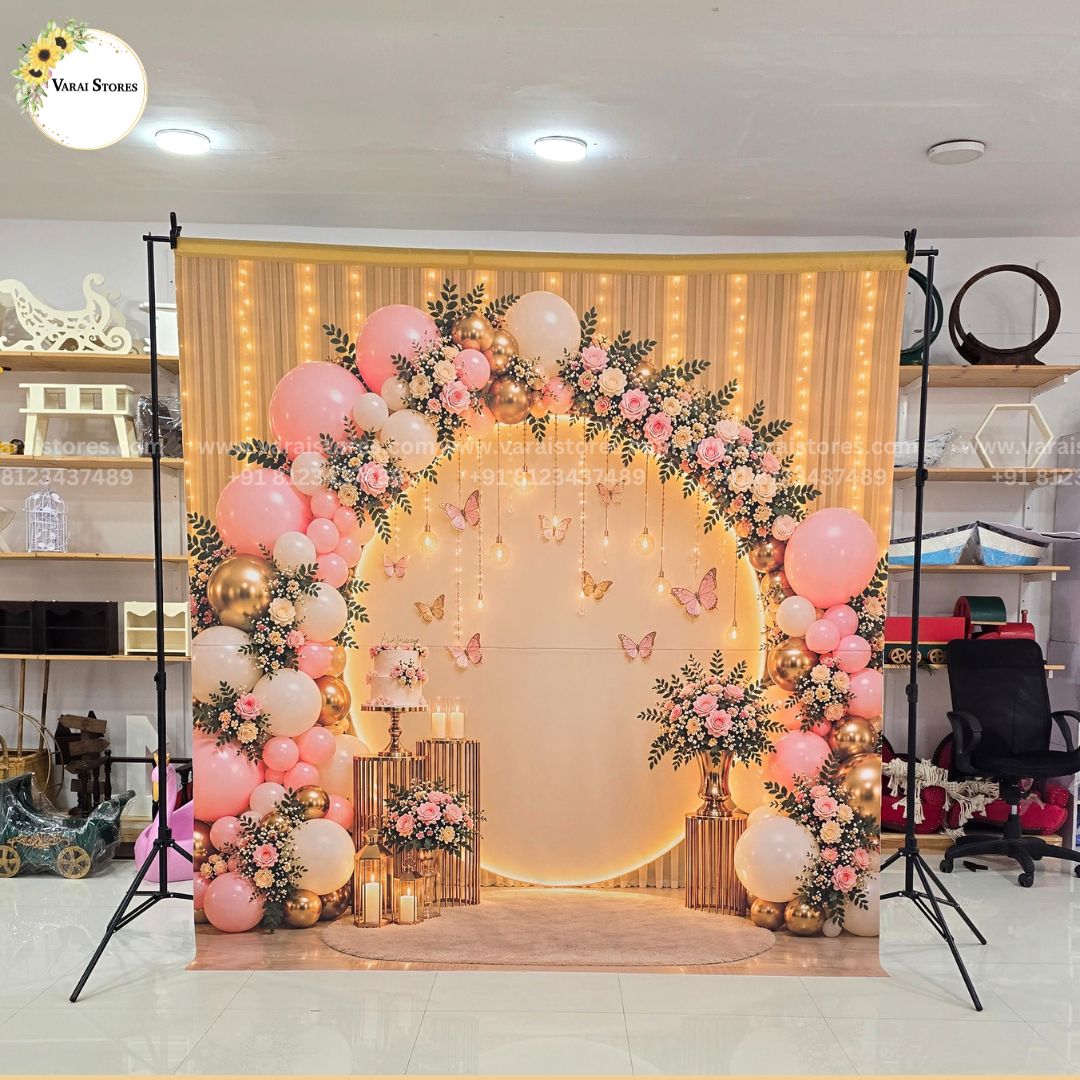 Birthday Backdrop  3  - Printed Backdrop