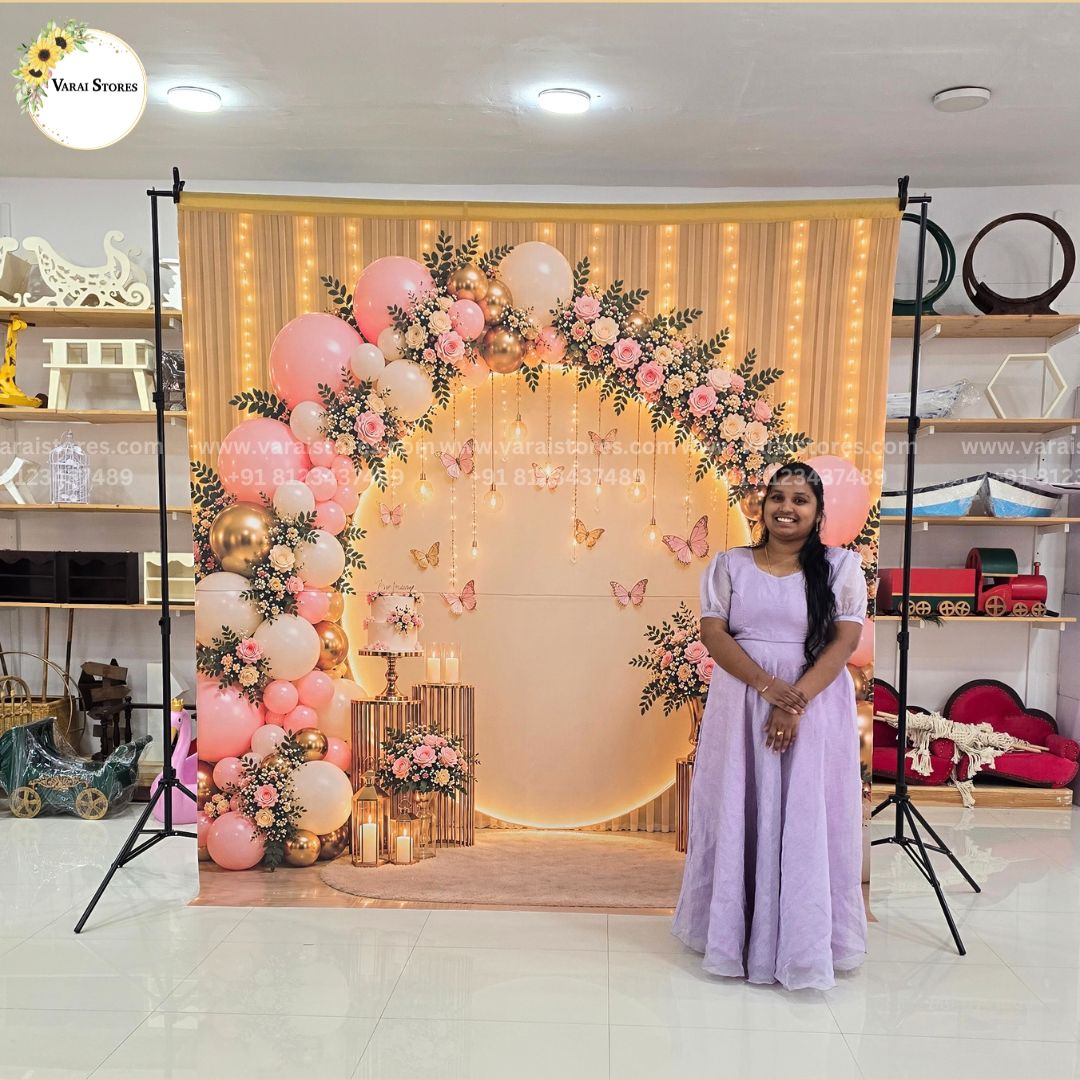 Birthday Backdrop  3  - Printed Backdrop