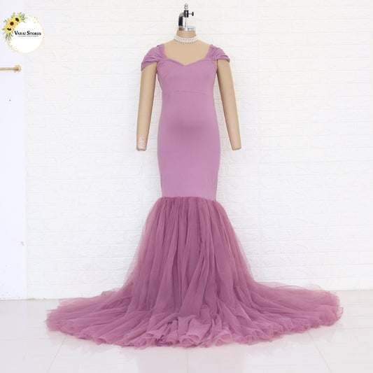 PINK MATERNITY FROCK