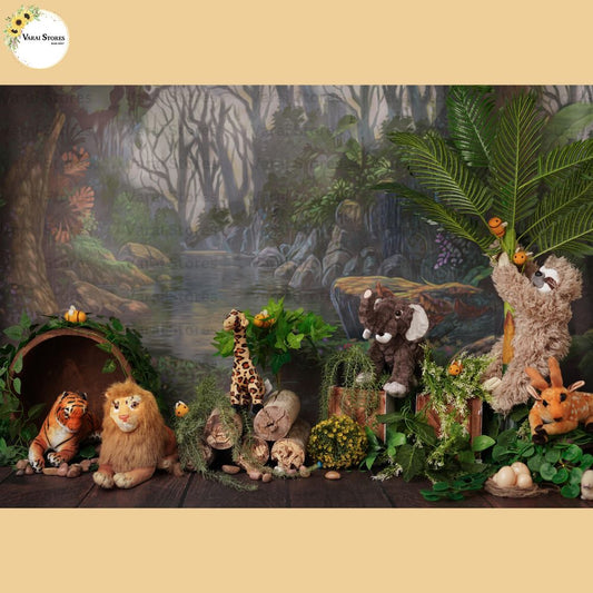 Wild Life -   Baby Printed Backdrops  (5x7) feet