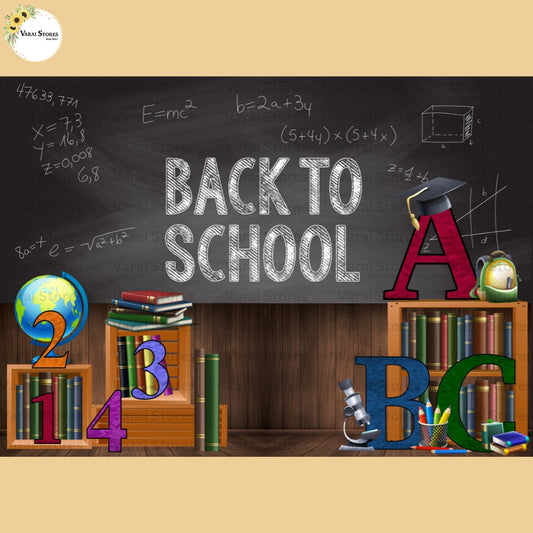 Back to School   -   Baby Printed Backdrops  (5x7) feet