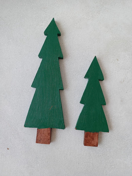 CHRISTMAS TREE SET OF  2