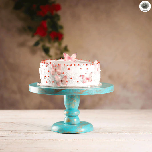 CAKE STAND TEAL