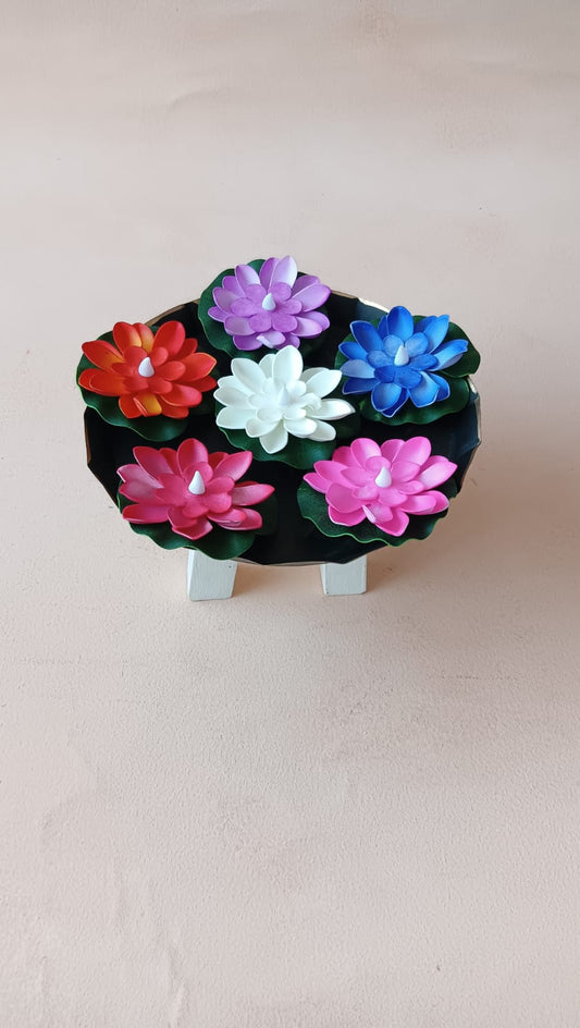 LOTUS FLOWERS SET OF 6