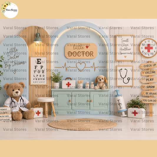 Little Doctor   -   Baby Printed Backdrops  (5x7) feet