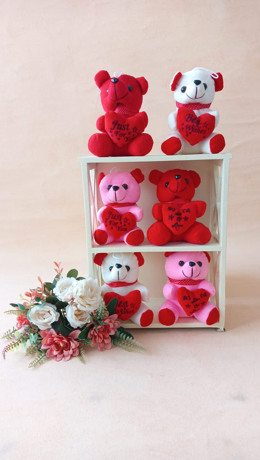 TEDDY BEARS SET OF 6