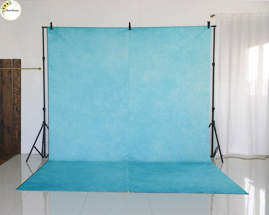 TEXTURED BLUE PRINTED MATERNITY BACKDROP -FABRIC 8X12