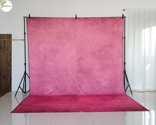 TEXTURED PINK -PRINTED MATERNITY BACKDROP -FABRIC 8X12