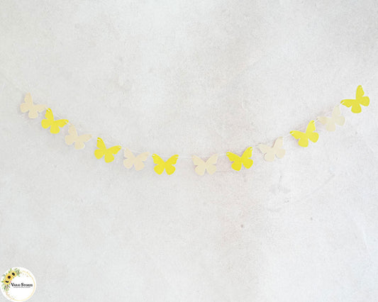 Butterfly Yellow With cream Bunting