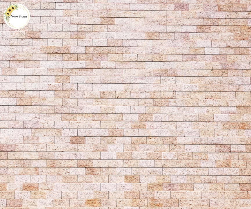 Cream Brick-5x7 Feet Fabric Printed Backdrop