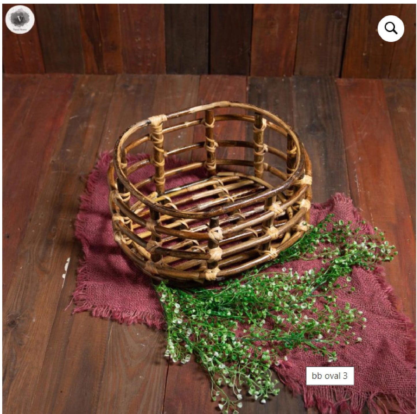 Bamboo Basket (Oval)