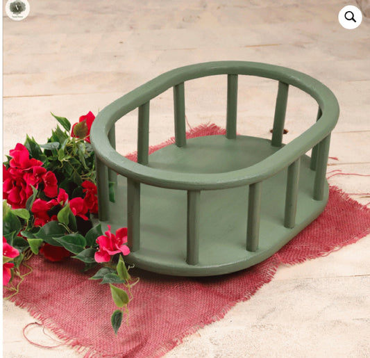 Crib – Oval (Olive Green)